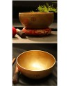 18CM 尼泊爾手工 滿月頌缽 黃銅款 Full Moon Singing Bowl